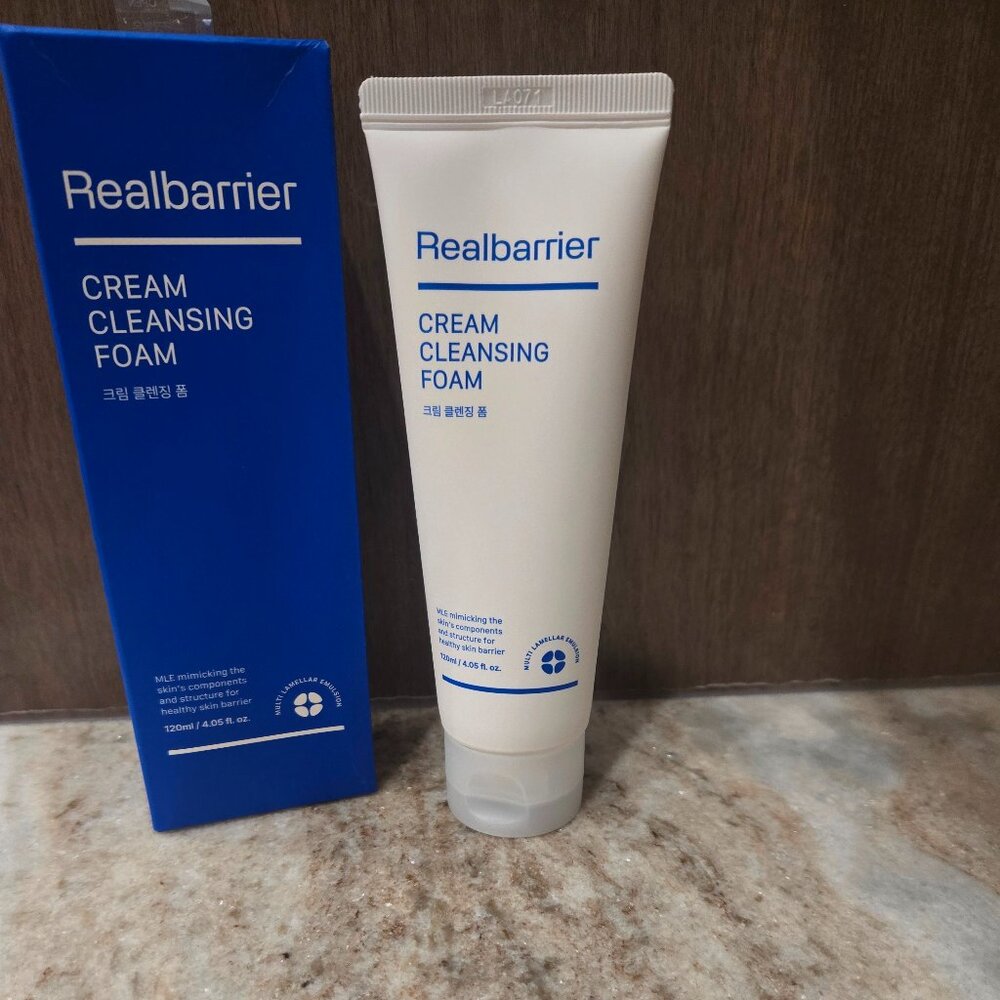 NIB Realbarrier cream cleansing foam sealed
